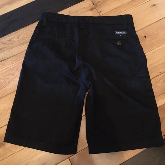 Billabong Black Bermuda Chino Shorts - Picture 3 of 14